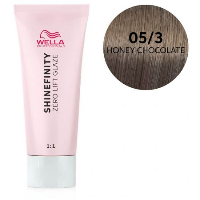 Coloração gloss Shinefinity 05/3 Mel Chocolate Wella 60ML