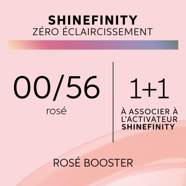 Kleuring gloss Shinefinity 00/56 Rosé Booster Wella 60ML