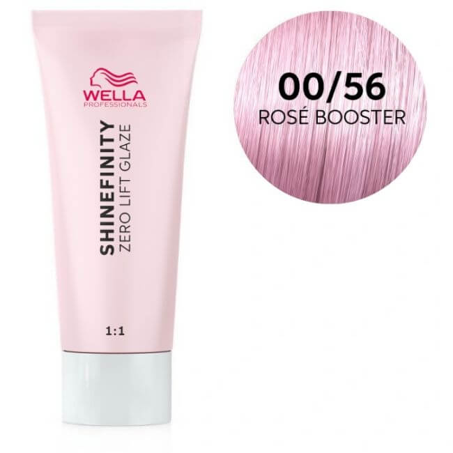 Kleuring gloss Shinefinity 00/56 Rosé Booster Wella 60ML