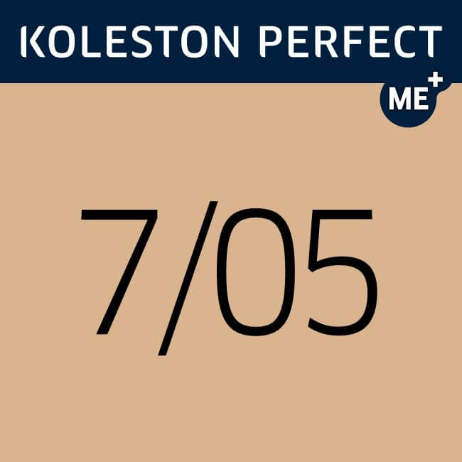 Koleston Perfect ME+ Pure Naturals KP 7/05 Middenblonde Natuurlijke Mahonie Wella 60ML