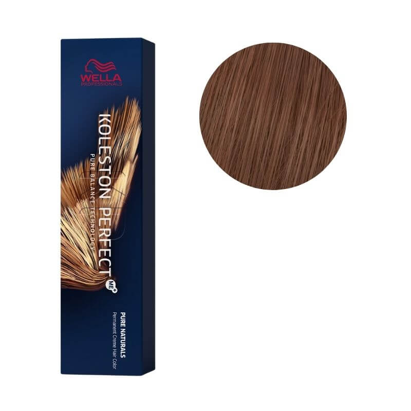 Koleston Perfect ME+ Pure Naturals KP 7/05 Middenblonde Natuurlijke Mahonie Wella 60ML