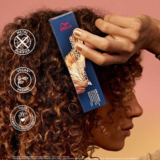 Coloração Koleston Perfect ME+ Pure Naturals KP 5/05 Castanho Claro Natural Acaju Wella 60ML