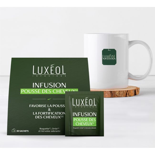 Infusão para Crescimento Capilar Luxéol 30 saquetas