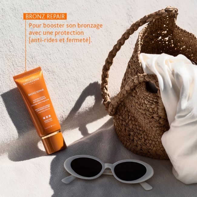 Protetor solar anti-rugas Bronz Repair Soleil Fort Esthederm 50ml