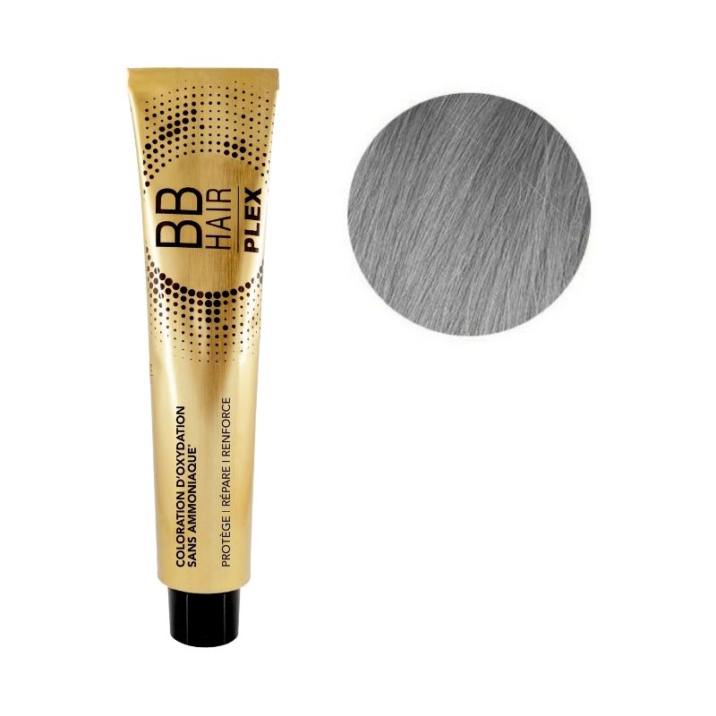 Oxidatieve kleuring BBHair Plex zonder ammoniak nr. 0.11 Puur Grijs Générik 100 ml