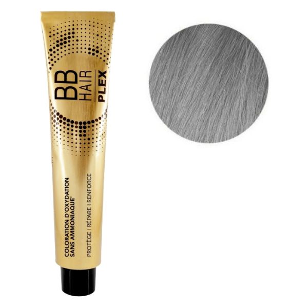 Oxidatieve kleuring BBHair Plex zonder ammoniak nr. 0.11 Puur Grijs Générik 100 ml