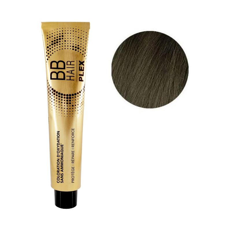 Oxidatiekleuring BBHair Plex zonder ammoniak nr. 4.3 Gouden Bruin Generiek 100 ml.