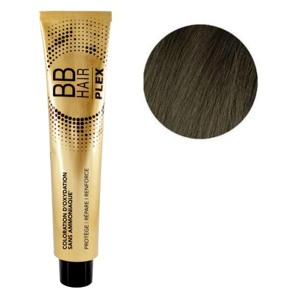 Oxidatiekleuring BBHair Plex zonder ammoniak nr. 4.3 Gouden Bruin Generiek 100 ml.