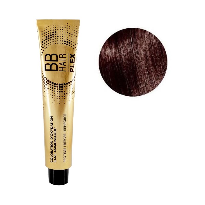 Kleuringsmousse BBHair Plex zonder ammoniak nr. 4.5 Kastanje Mahonie Generik 100 ml