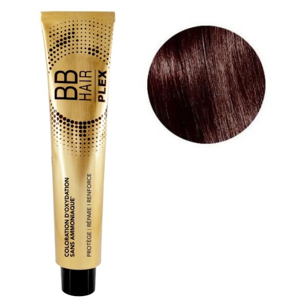 Kleuringsmousse BBHair Plex zonder ammoniak nr. 4.5 Kastanje Mahonie Generik 100 ml