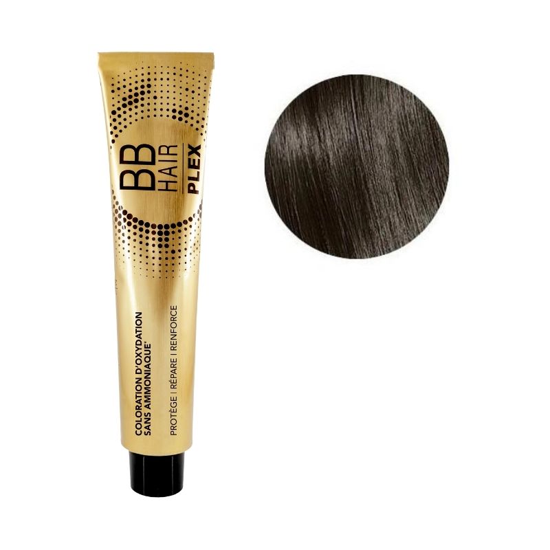 Oxidation hair color BBHair Plex without ammonia no. 5 Dark Brown Générik 100ml
