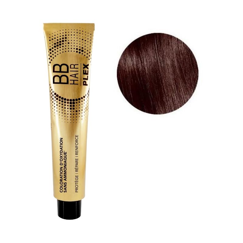 Kleuringscrème zonder ammoniak BBHair Plex oxidatiekleur nr. 5.66 Kastanje Rood Intens Générik 100 ml