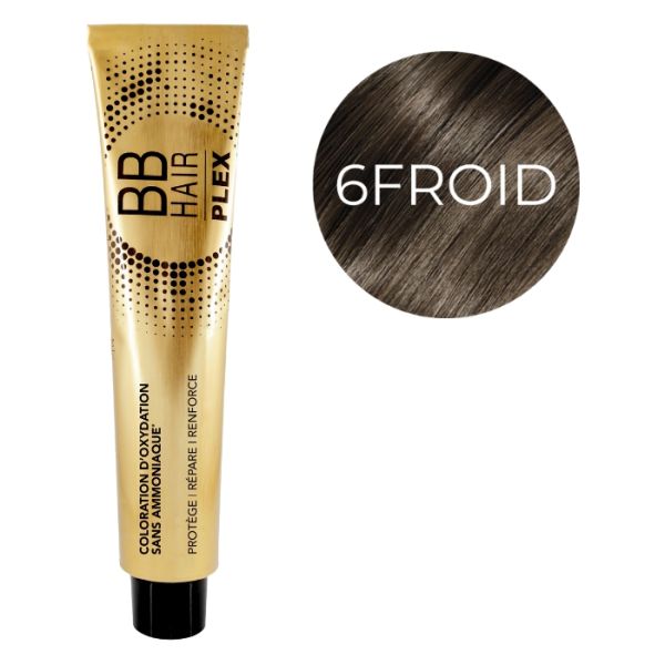 Oxidatiekleuring BBHair Plex zonder ammoniak nr. 6 DONKERBLOND NATUURLIJK KOEL Generik 100 ml Oxidatiekleuring BBHair Plex zonder ammoniak nr. 6 DONKERBLOND NATUURLIJK KOEL Generik 100 ml