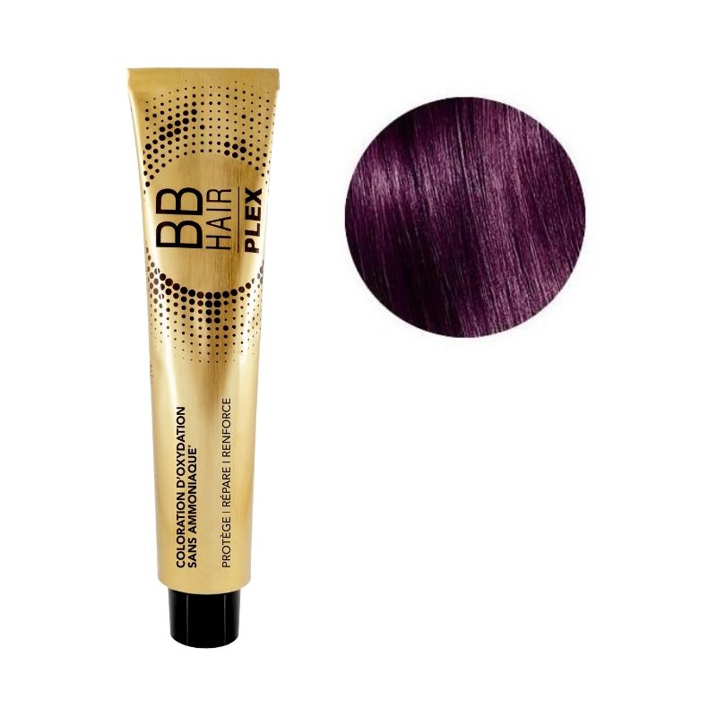 Oxidatiekleuring BBHair Plex zonder ammoniak nr. 6.22 Donkerblond Intens Violet Générik 100 ml.