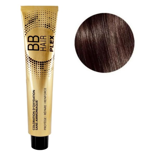 Oxidatiekleuring BBHair Plex zonder ammoniak nr. 6,58 Donker mahonie espresso Blond Générik 100 ml.