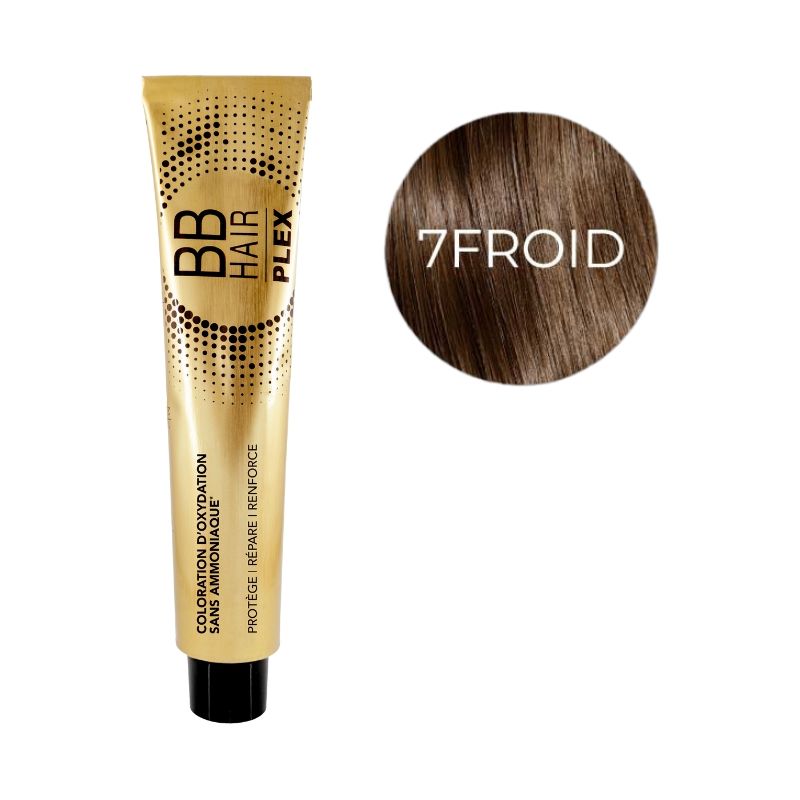 Oxidationsfärbung BBHair Plex ohne Ammoniak Nr. 7 NATURBLOND KALT Generik 100ml