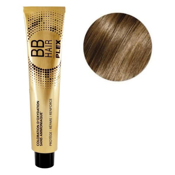Oxidatiekleuring BBHair Plex zonder ammoniak nr. 7.3 Licht Goud Blond Générik 100ml.
