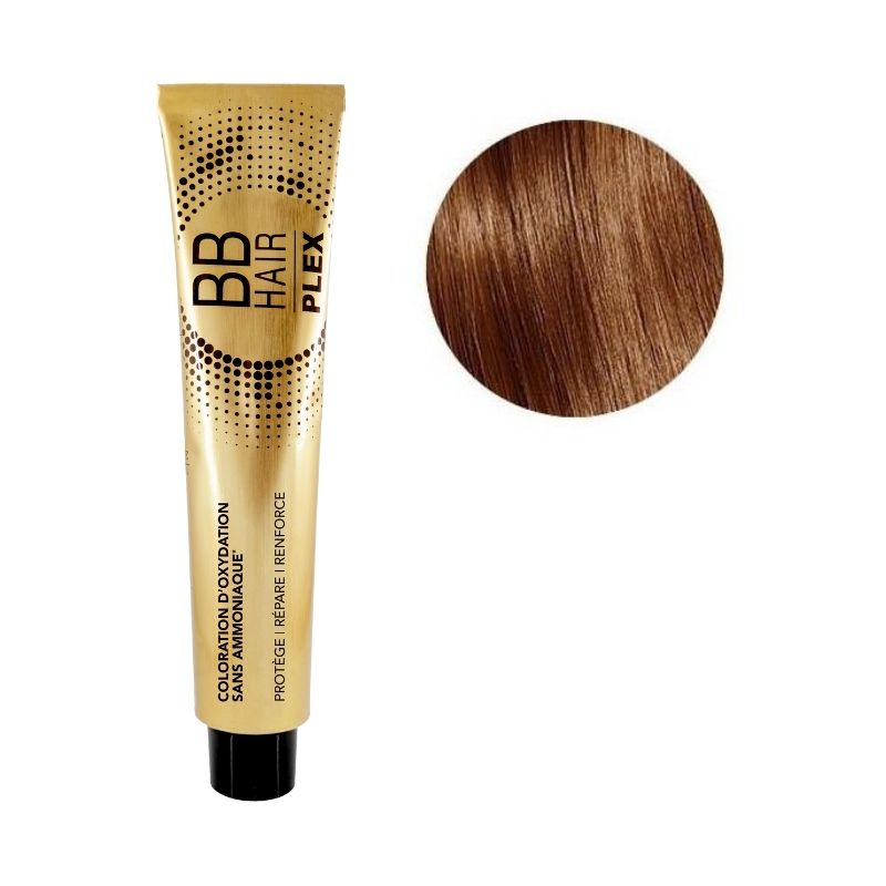Oxidatiekleuring BBHair Plex zonder ammoniak nr. 7.4 Koperblond Generik 100 ml.