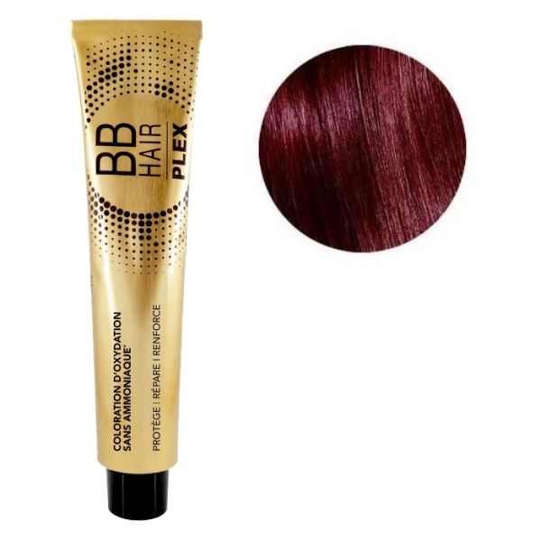 Oxidatiekleuring BBHair Plex zonder ammoniak nr. 7.62 Iridescent Rood Blond Generik 100 ml. Oxidatiekleuring BBHair Plex zonder ammoniak nr. 7.62 Iridescent Rood Blond Generik 100 ml.