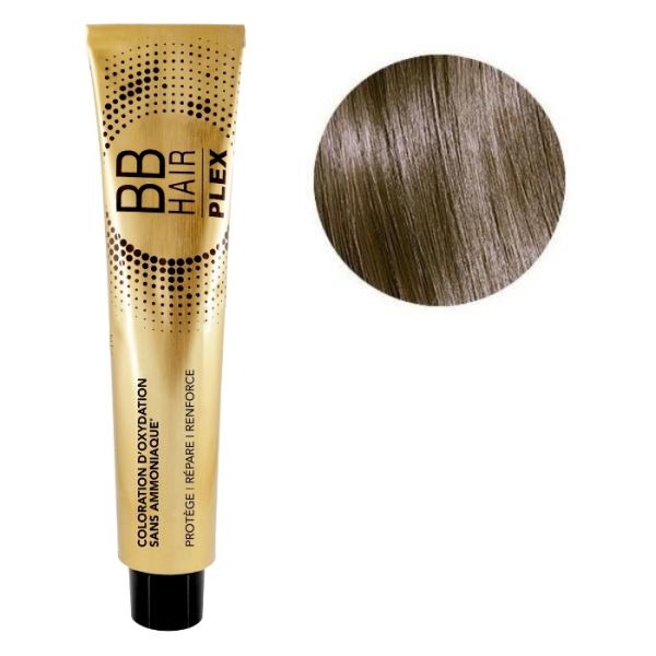 Oxidatiekleuring BBHair Plex zonder ammoniak nr. 8.23 Licht Goudblond Iriserend Générik 100ml. Oxidatiekleuring BBHair Plex zonder ammoniak nr. 8.23 Licht Goudblond Iriserend Générik 100ml.