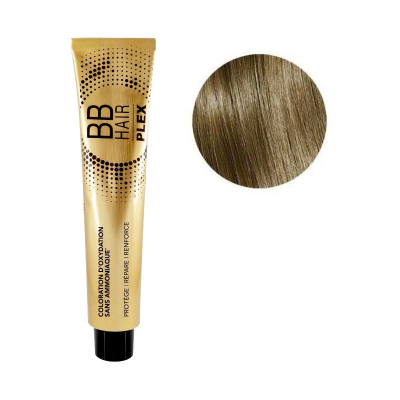 Oxidatiekleuring BBHair Plex zonder ammoniak nr. 8.3 Licht Goudblond Generiek 100 ml.