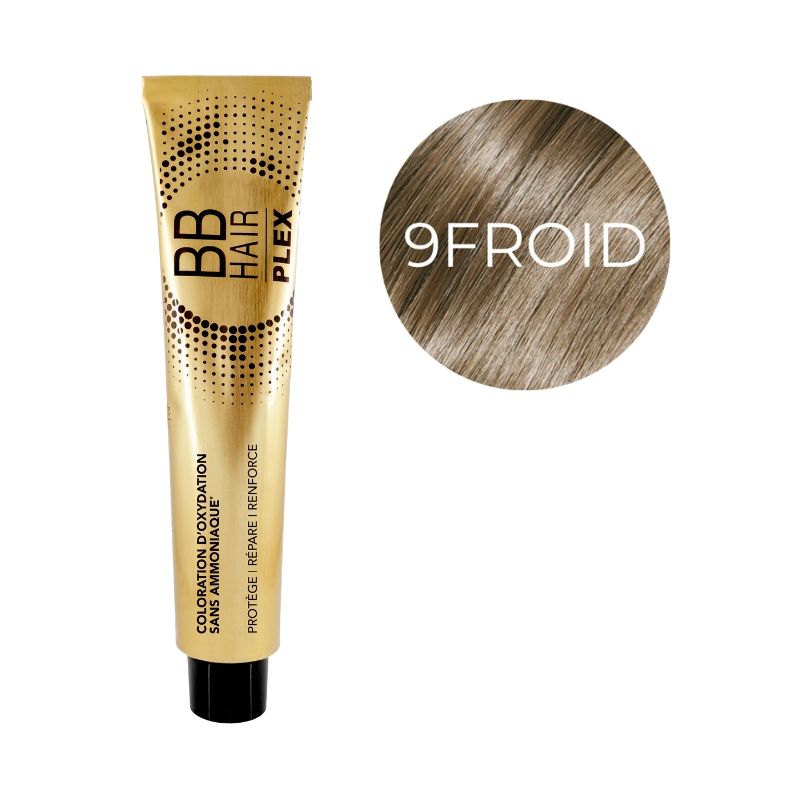 Oxidatiekleuring BBHair Plex zonder ammoniak nr. 9 ZEER LICHT NATUURLIJK KOEL Generik 100 ml