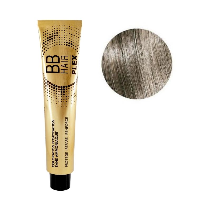 Oxidatiekleuring BBHair Plex zonder ammoniak nr. 9.1 Zeer Licht Asblond Générik 100 ml.