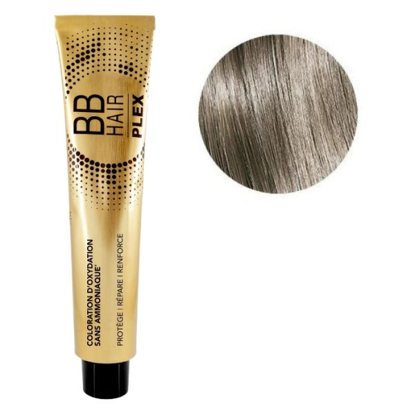 Oxidatiekleuring BBHair Plex zonder ammoniak nr. 9.1 Zeer Licht Asblond Générik 100 ml. Oxidatiekleuring BBHair Plex zonder ammoniak nr. 9.1 Zeer Licht Asblond Générik 100 ml.