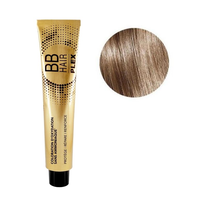 Oxidatiekleuring BBHair Plex zonder ammoniak nr. 9.32 Zeer Licht Goudblond met Iriserende Tint Générik 100 ml.