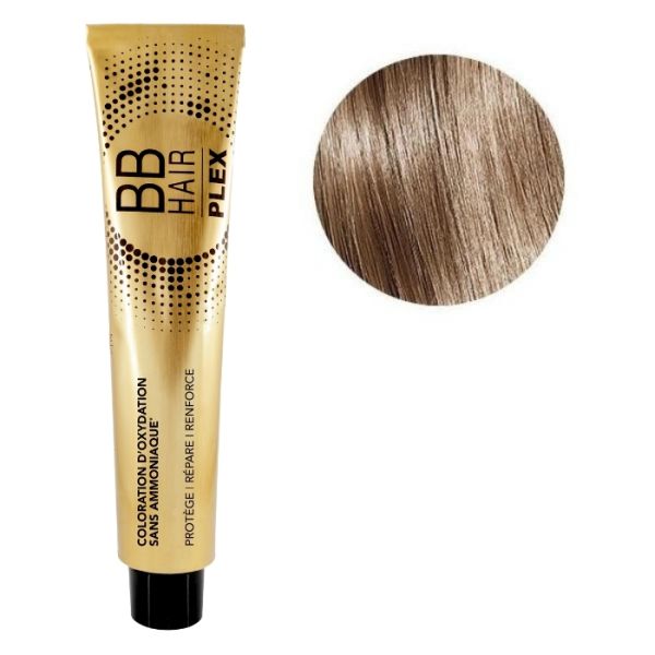 Oxidatiekleuring BBHair Plex zonder ammoniak nr. 9.32 Zeer Licht Goudblond met Iriserende Tint Générik 100 ml.