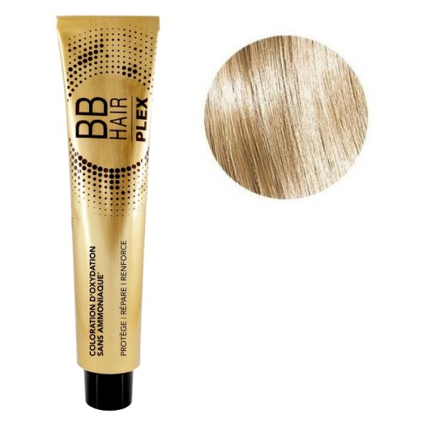 Oxidatiekleuring BBHair Plex zonder ammoniak nr. 10 Zeer Zeer Lichtblond Générik 100 ml. Oxidatiekleuring BBHair Plex zonder ammoniak nr. 10 Zeer Zeer Lichtblond Générik 100 ml.