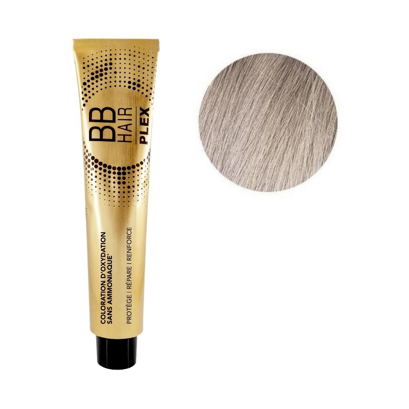 Oxidatiekleuring BBHair Plex zonder ammoniak nr. 10.21 Zeer Zeer Licht IJszilver Asblond Generik 100ml