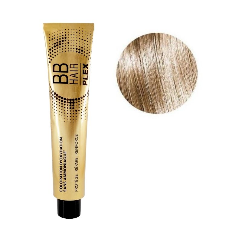Coloreazione ossidante BBHair Plex senza ammoniaca n°10.23 Biondo Molto Molto Chiaro Iridescente Dorato Générik 100ml