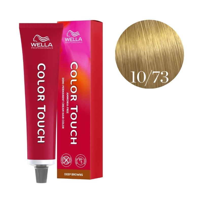 Coloration Color Touch Deep Browns Very Very Light Golden Brown 10/73 Wella 60ml