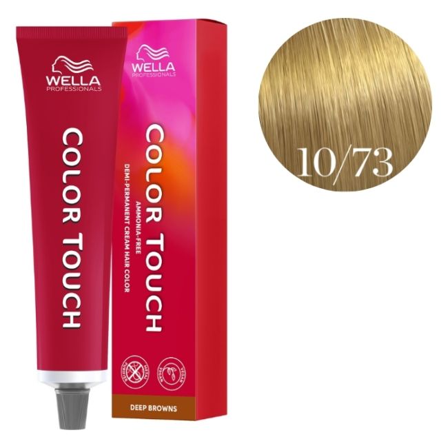 Coloration Color Touch Deep Browns Very Very Light Golden Brown 10/73 Wella 60ml