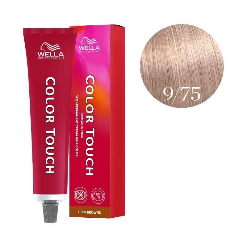 Kleuring Color Touch Deep Browns Zeer Licht Bruin Mahonie Blond 9/75 Wella 60ml
