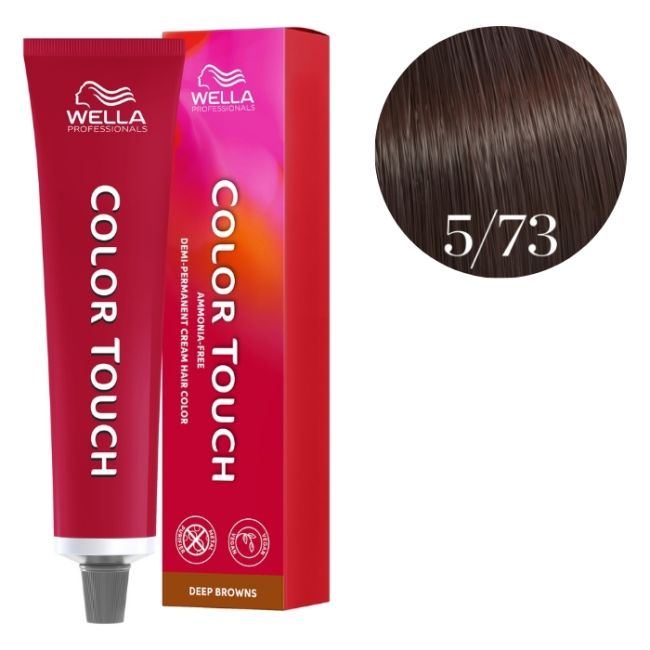 Kleuring Color Touch Deep Browns Lichtbruin Goudblond 5/73 Wella 60ml
