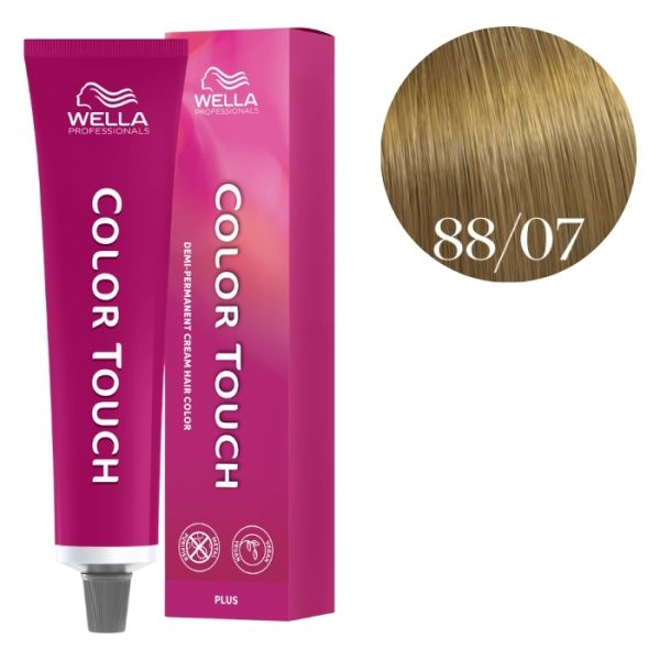 Kleuring Color Touch Plus Licht Intens Natuurlijk Bruin Blond 88/07 Wella 60ml Kleuring Color Touch Plus Licht Intens Natuurlijk Bruin Blond 88/07 Wella 60ml