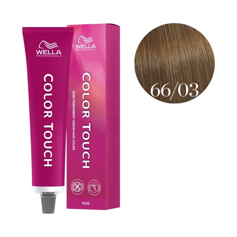 Colorazione Color Touch Plus Biondo Scuro Intenso Naturale Dorato 66/03 Wella 60ml
