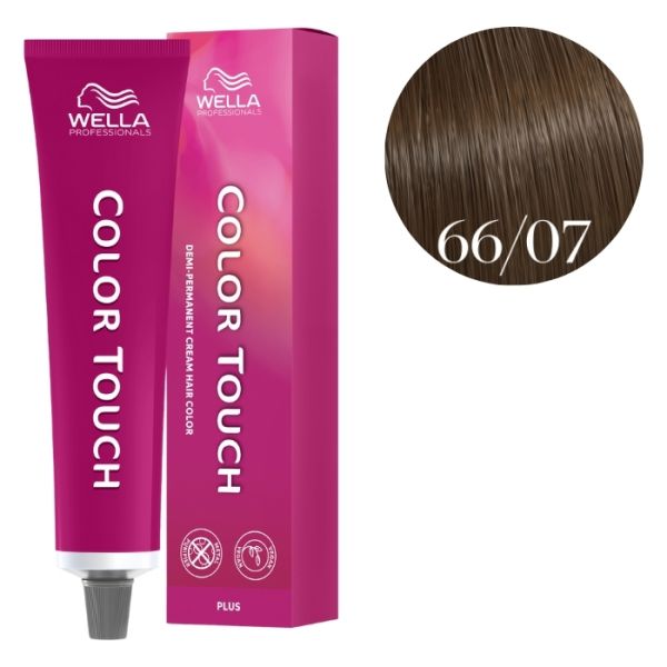 Kleuring Color Touch Plus Donkerblond Intens Natuurlijk Bruin 66/07 Wella 60 ml Kleuring Color Touch Plus Donkerblond Intens Natuurlijk Bruin 66/07 Wella 60 ml