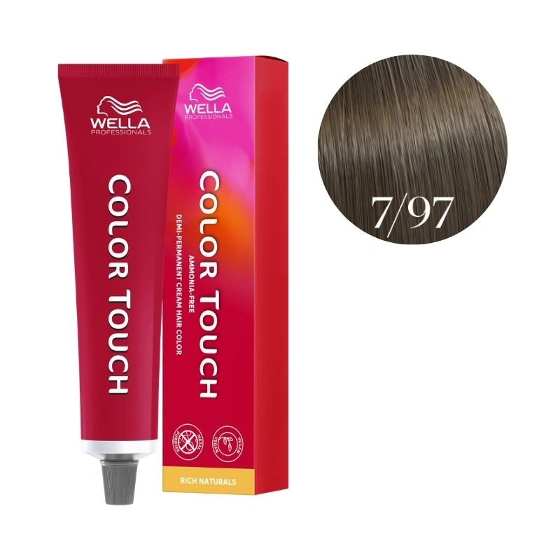 Färbung Color Touch Rich Naturals Medium Smoky Brown 7/97 Wella 60ml