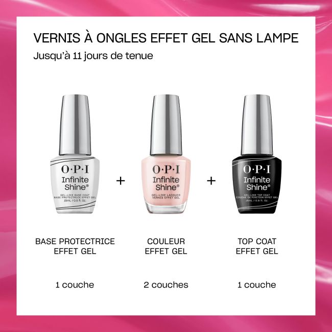 Vernis Infinite Shine Vegan Lip Pink Battle Metallic Mega Mix OPI 15ML

Translated to German:

Langanhaltender Nagellack in Vega