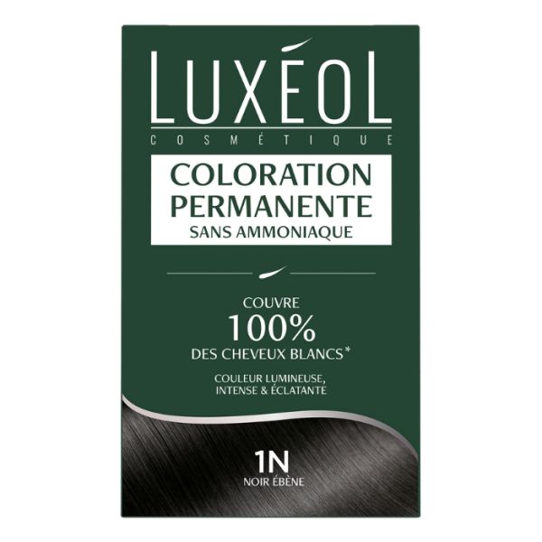 Coloración 1N Negro Ébano Luxéol 60ml Coloración 1N Negro Ébano Luxéol 60ml