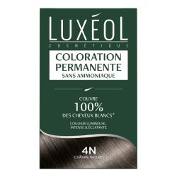 Coloração 4N Castanho Natural Luxéol 60ml
