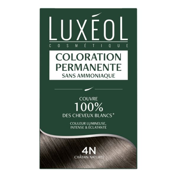 Coloración 4N Castaño Natural Luxéol 60 ml Coloración 4N Castaño Natural Luxéol 60 ml