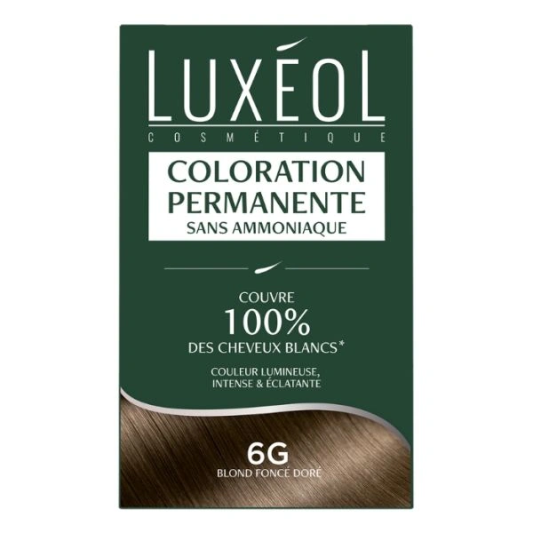 Coloration 6G Blond Foncé Doré Luxéol 60ml