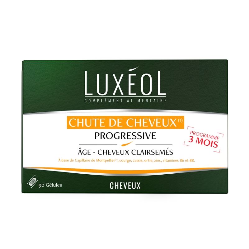 Queda Progressiva de Cabelo 3 meses Luxéol 90 unidades