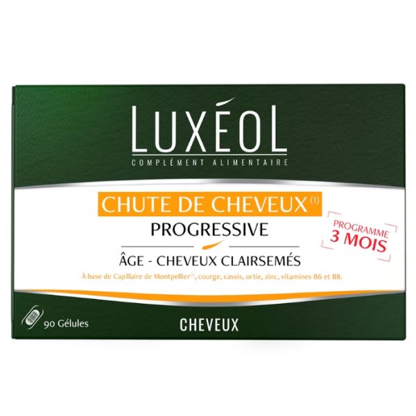 Queda Progressiva de Cabelo 3 meses Luxéol 90 unidades