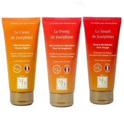 Routine réparatrice cheveux lisses Mademoiselle Gold