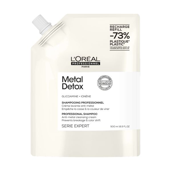 Recarga de shampoo Metal Detox L'Oréal Professionnel 500ml Recarga de shampoo Metal Detox L'Oréal Professionnel 500ml